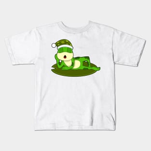 Frog Sleeping Nightcap Kids T-Shirt